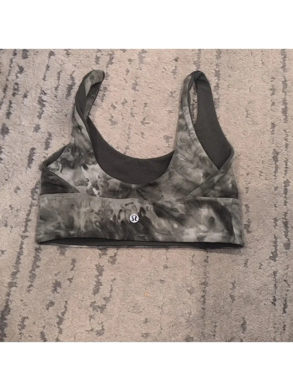 Lululemon Align Reversible Bra *Light Support, A/B Cup Diamond Dye Light Sage